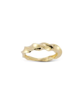 Moon & Meadow 14K Yellow Gold Twist Stack Ring