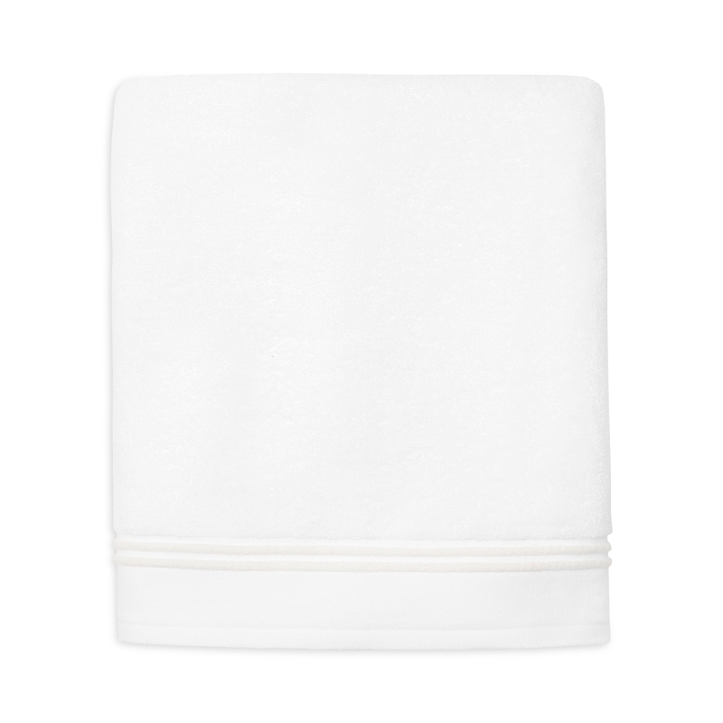Sferra Aura Nuova Cotton Terry Bath Sheet In White/ Ivory