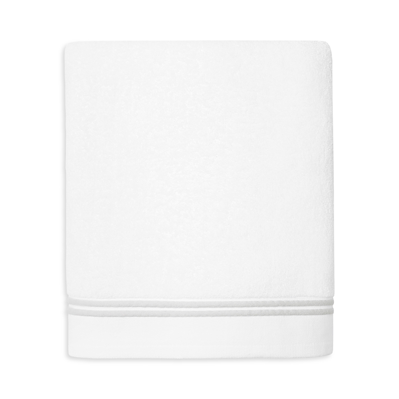 Sferra Aura Nuova Bath Sheet In White/ Luna