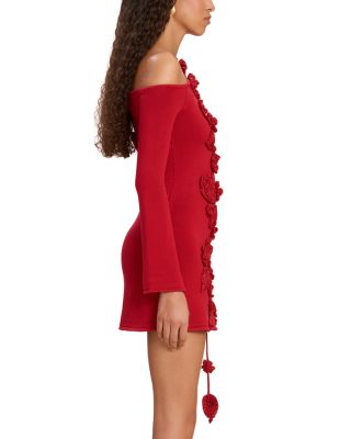 Cult Gaia Kaela Floral Appliqu Knit Dress | Bloomingdale's Women