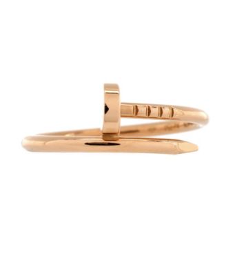 Pre-Owned Cartier - Small Juste un Clou Ring 18K Rose Gold