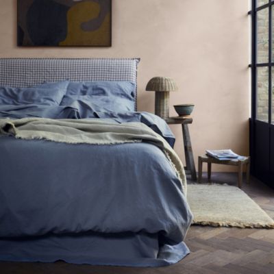 Linen Blend Duvet Cover, Twin