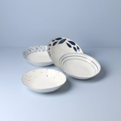 Blue Bay Dinner Bowls, Set of 4 