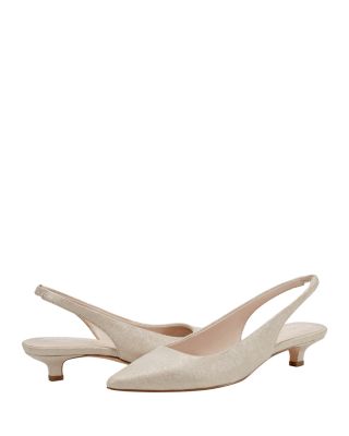 Women's Posey Pointed Toe Slip On Slingback Pumps