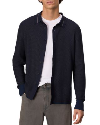 rag & bone - Harvey Pique Button Front Shirt