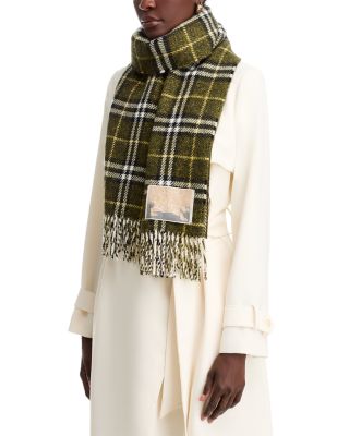 Burberry - Check Cashmere & Wool Scarf