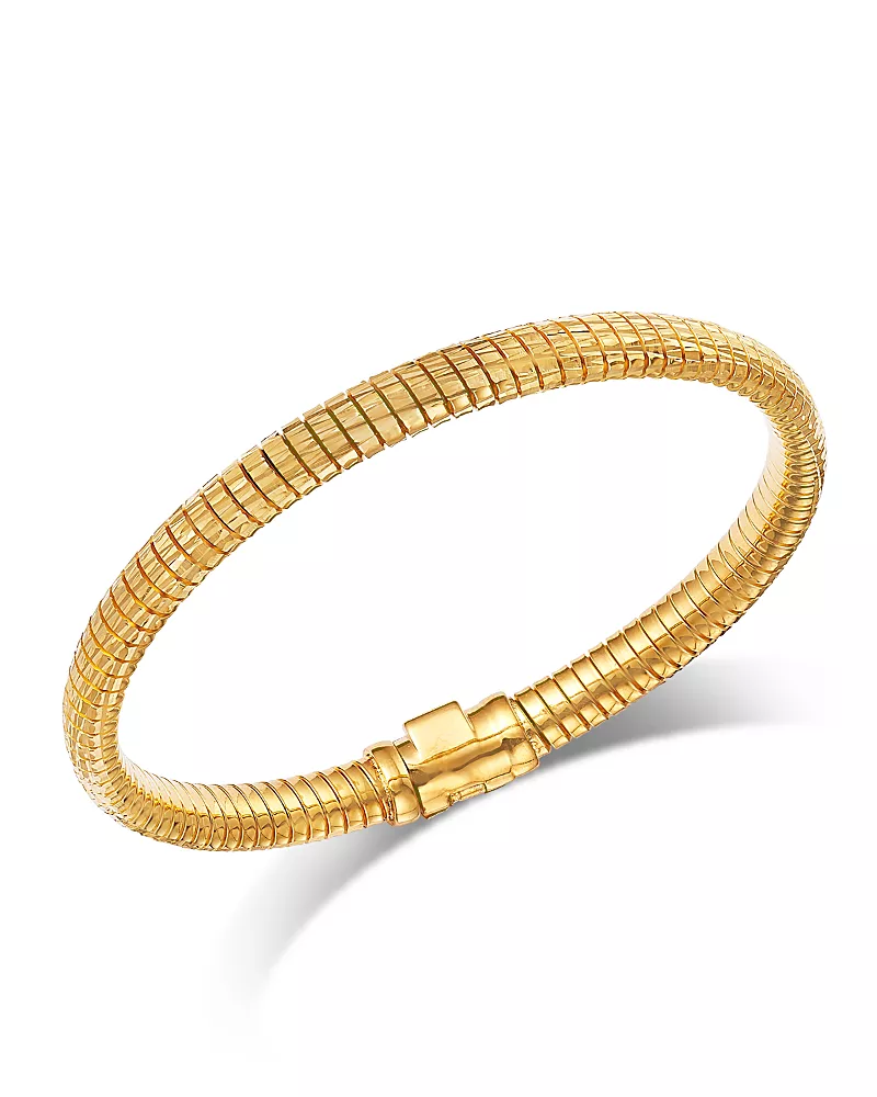 Bloomingdale's Fine Jewelry Tubogas Link Bracelet in 14K Yellow Gold