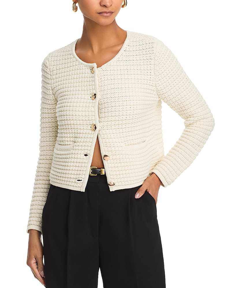PAIGE OBERON TEXTURED CARDIGAN