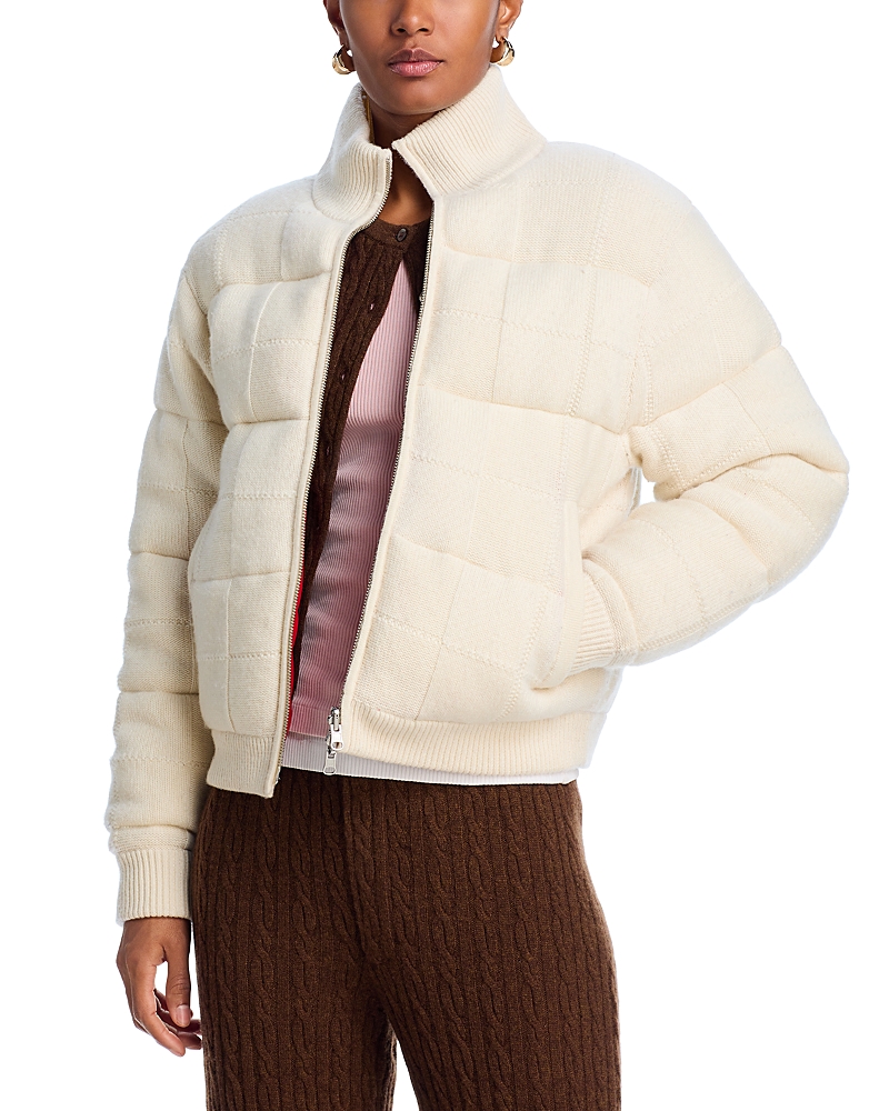 Guest In Residence Quilted Puffer Jacket In Cream