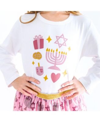  Unisex Hanukkah Doodle Long Sleeve Shirt