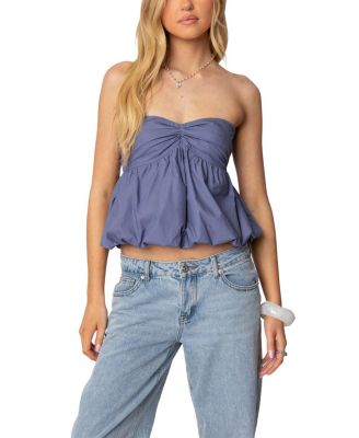 Serina Strapless Bubble Top