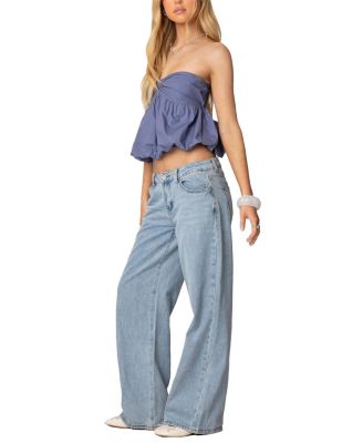 Serina Strapless Bubble Top