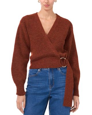 1.STATE - Crossover Cropped Sweater