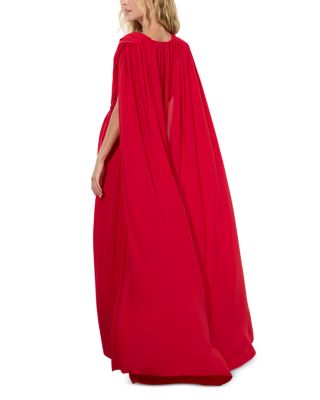 Alice and Olivia Zenaida Maxi Cape Dress | Bloomingdale's Women