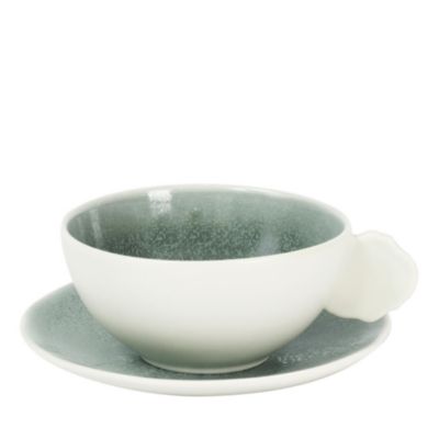 Jars - Plume Cup and Saucer, Nori