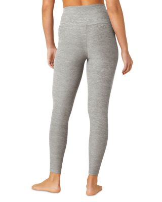 Spacedye Caught In The Midi High Waisted Legging in Silver Mist