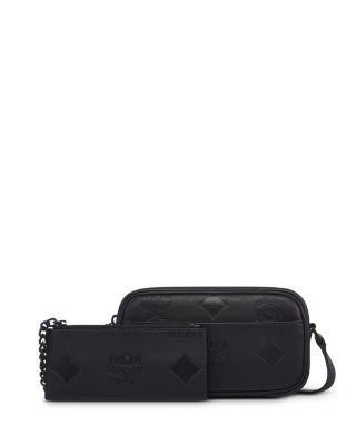 Aren Maxi Monogram Leather Crossbody