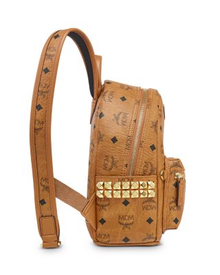 MCM Stark Side Studs Backpack in Visetos | Bloomingdale display picture 3