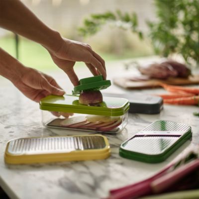 Multi-Prep Compact 4-in-1 Chop, Grate and Slice Set