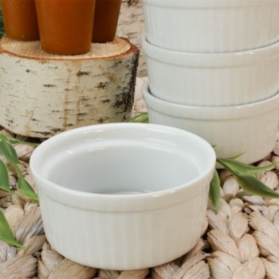 Porcelain 4.5 oz. White Ramekins, Set of 4 