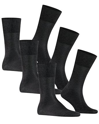 Tiago Cotton Blend Solid Crew Socks, Pack of 3
