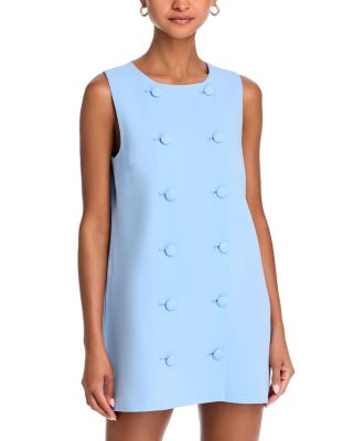 knee length dresses for ladies Veronica Beard Adlington Silk Mini Dress | Black main image 1