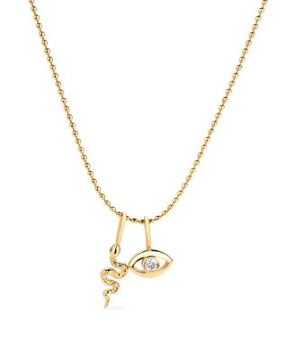 Ana Luisa Gold Pendant Lucky Charm Necklace
