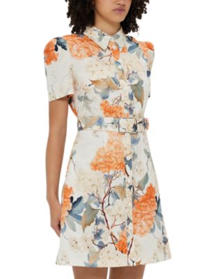 Bronte Floral Belted Mini Dress