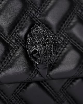 Long Kensington Leather Shoulder Bag    