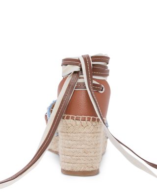 Women's Gaia Denim Espadrille Wedge Sandals