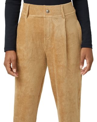 Pleated Corduroy Pants