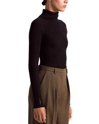 Demi Cashmere Ribbed Turtleneck Sweater