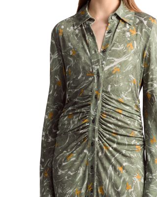 Claudia Floral Button Front Dress