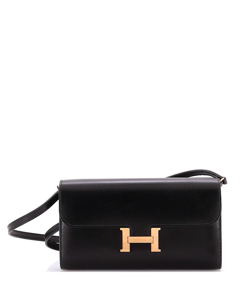 Pre-Owned Hermes Constance To Go Wallet Box Calf