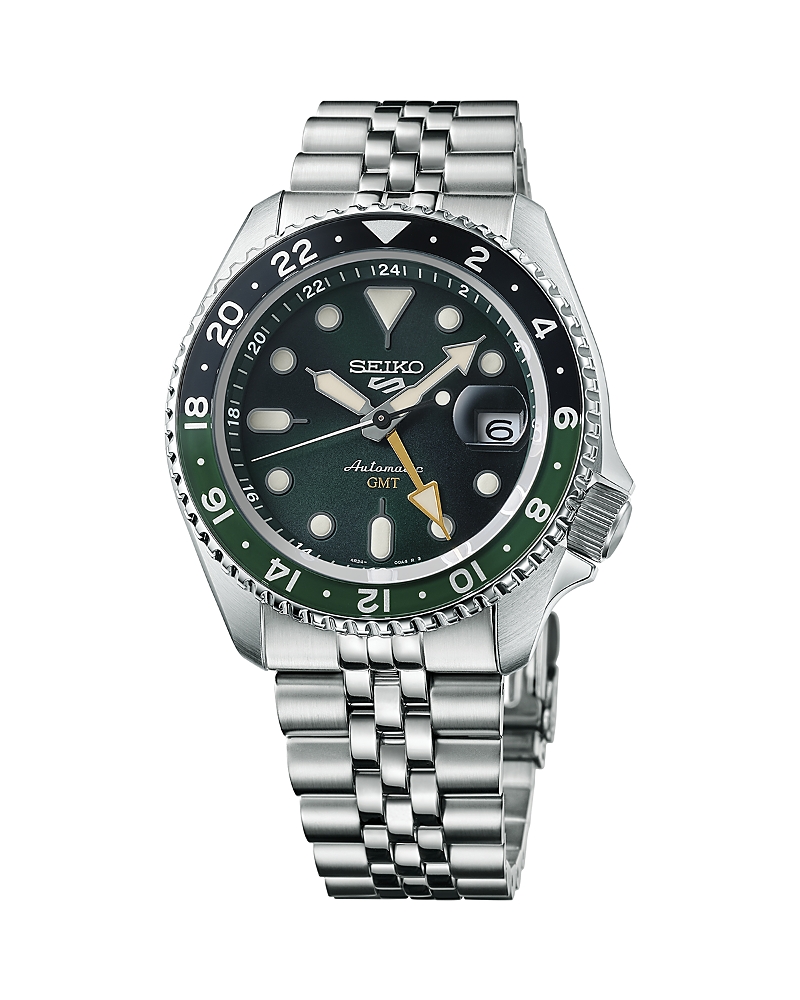 Photos - Barware Seiko Watch 5 Sports Gmt Watch, 43mm SSK035