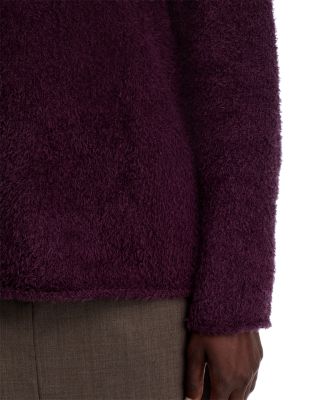 Fuzzy Turtleneck Sweater
