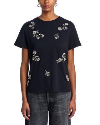 小物 sept Cinq à Sept Bree Rhinestone Tee | Bloomingdale's