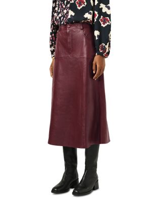 ba&sh - Assia Leather Skirt