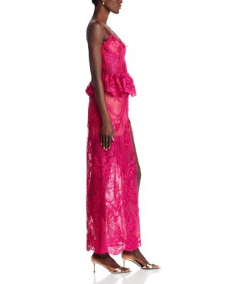 Ophilia Lace Corset Maxi Dress
