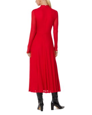 Arabella Ruched Mesh Dress