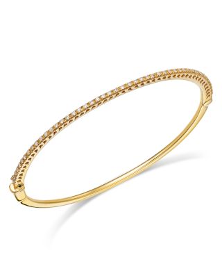 Roberto Coin 18K Yellow Gold Diamond Classic Diamond Bangle Bracelet