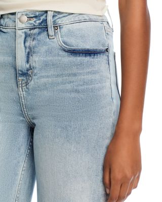 High Rise Wide Leg Jeans in Light Wash - Exclusive
