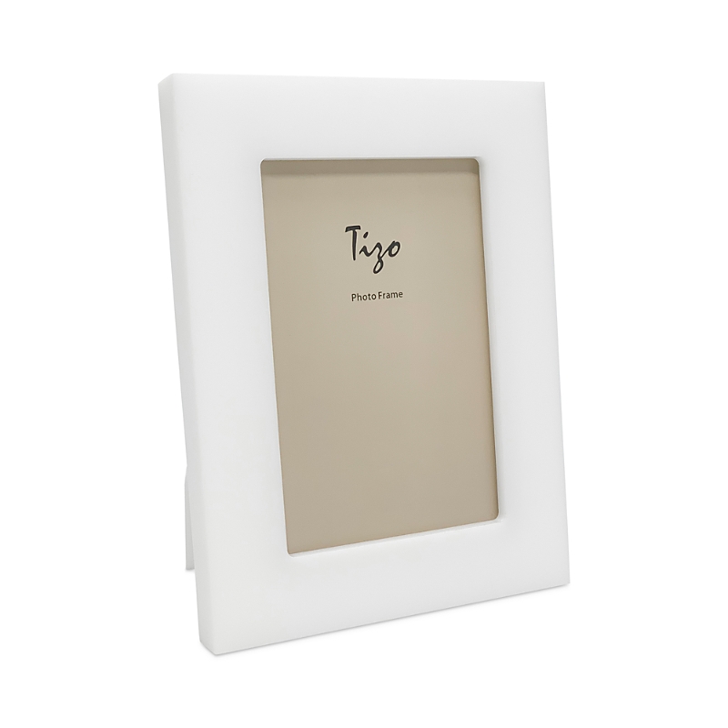 Tizo White Lucite Photo Frame 8 X 10