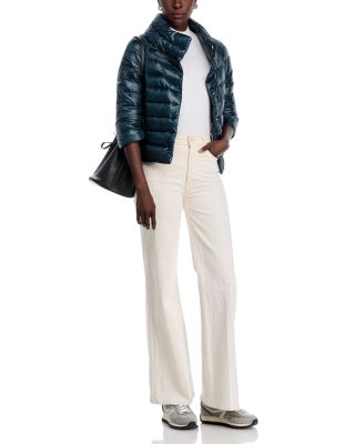 Sofia Iconico Cropped Down Puffer Coat