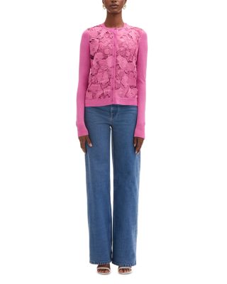Guipure Lace Front Cardigan 
