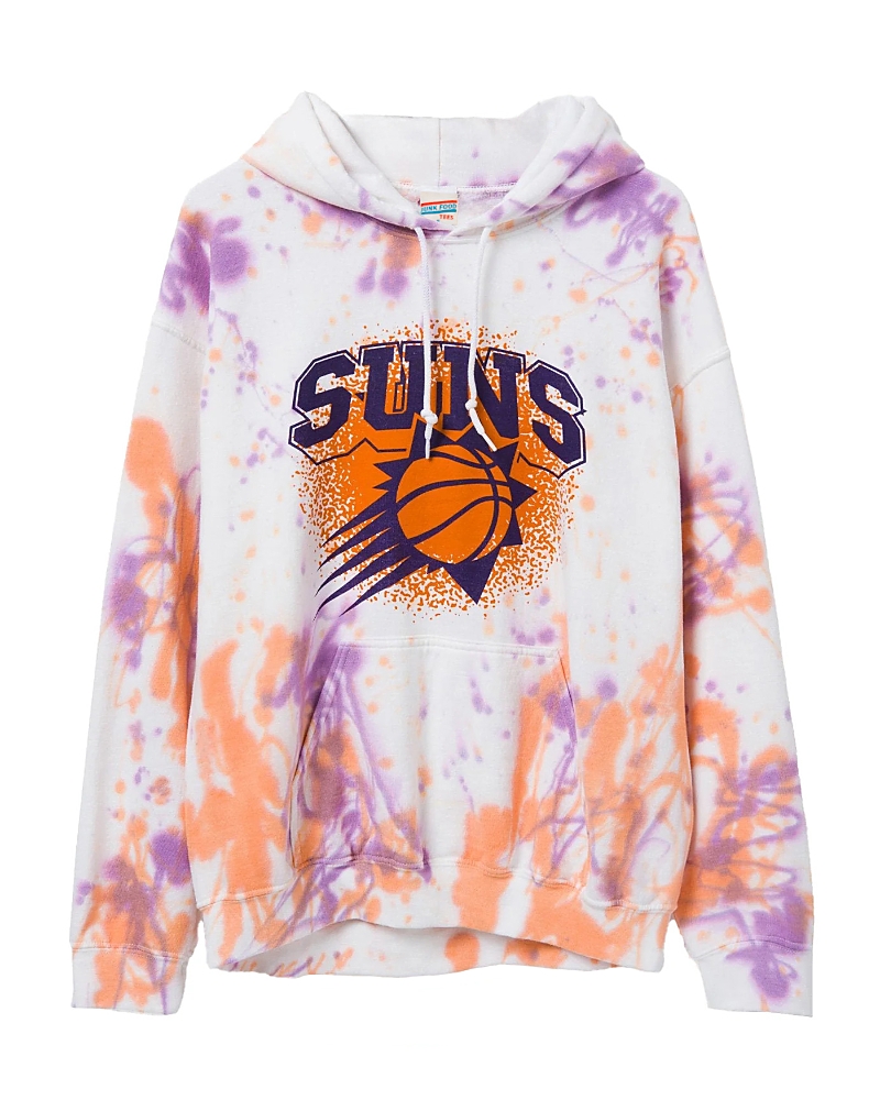 Junk Food Clothing Unisex Nba Phoenix Suns Tie Dye Hoodie In Purple/orange