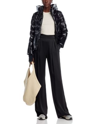 Laminar Glazed Hooded Puffer Jacket