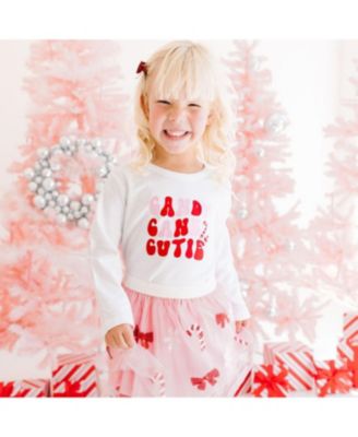  Unisex Candy Cane Cutie Christmas Long Sleeve T-Shirt