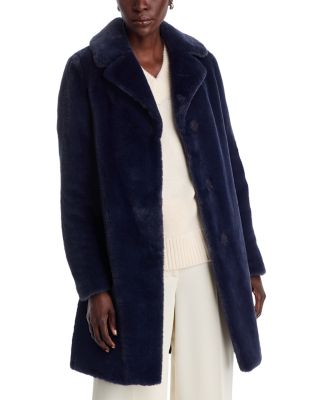 Herno - Faux Fur Mid Length Coat