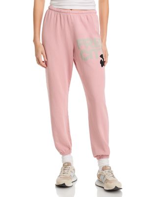 Freecity Free City Cotton Logo Sweatpants In Ballerina